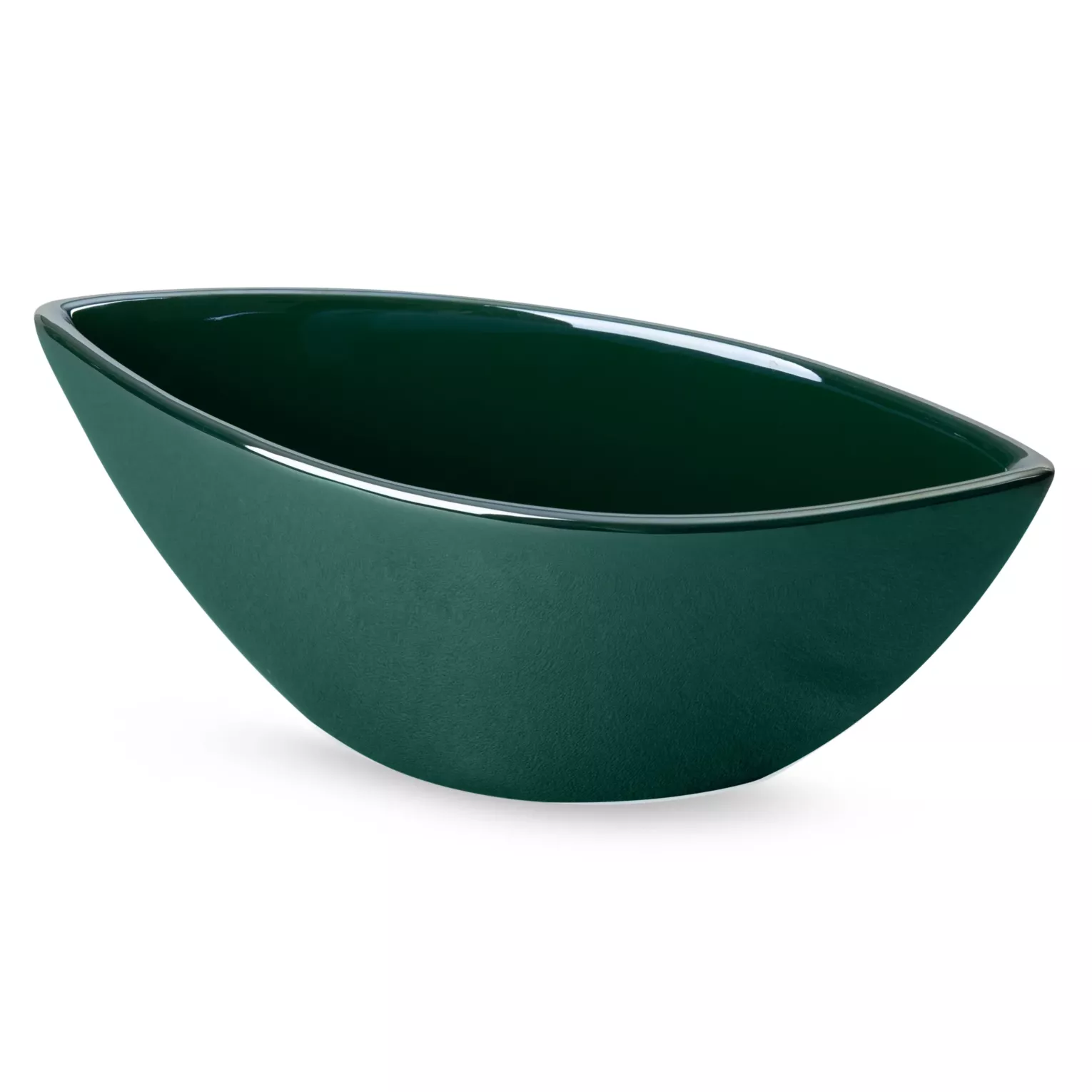 Misa ceramiczna dekoracyjna turkusowa o kształcie łódki 30x12x12 cm BENTO