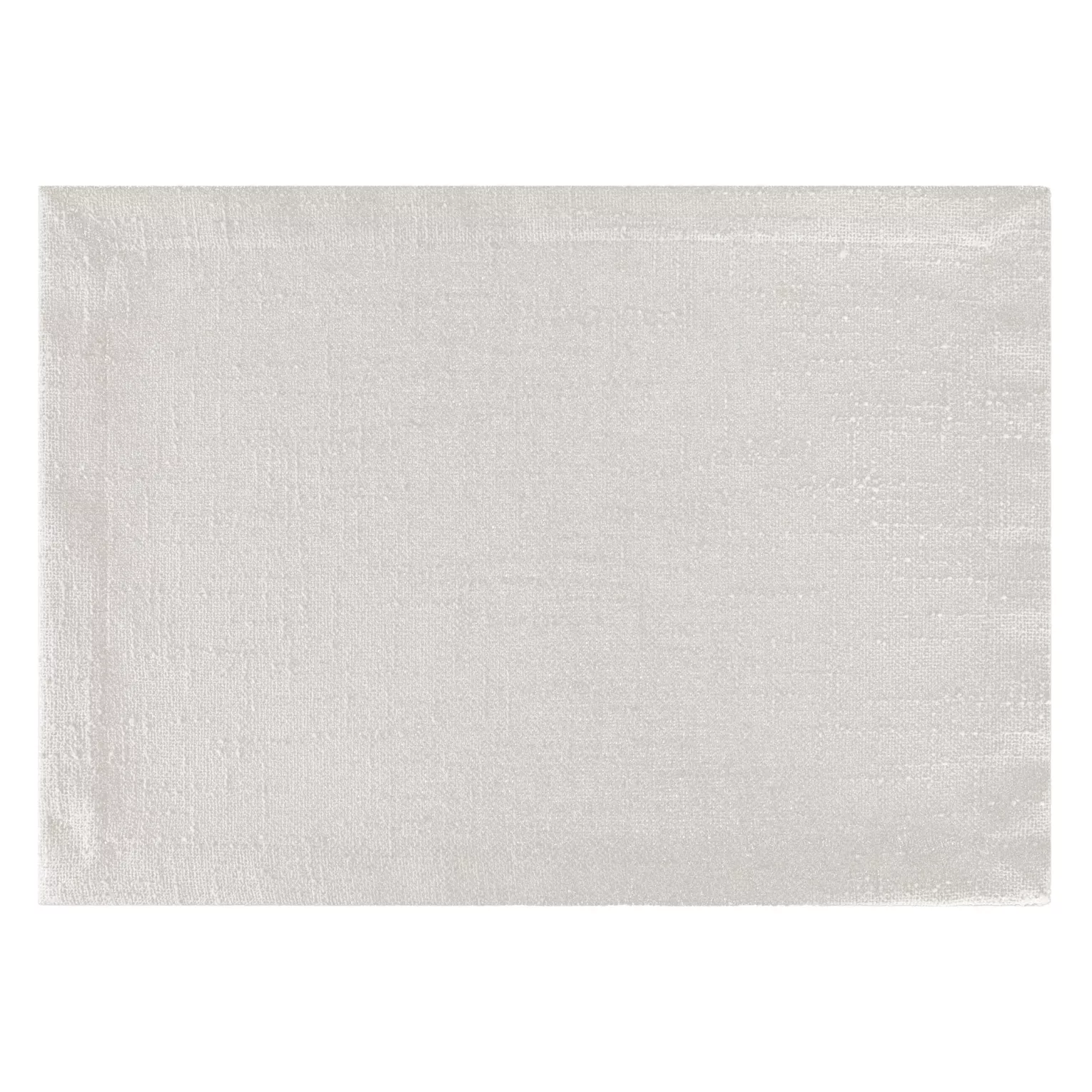Komplet podkładek 4 szt kremowy 32x45 cm INES 12 z przetykaną błyszczącą nicią