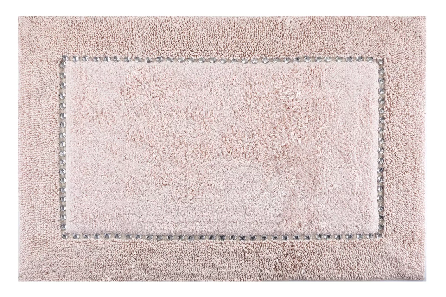 Dywanik bawełniany  zdobiony kryształkami 60x90 cm CHIC