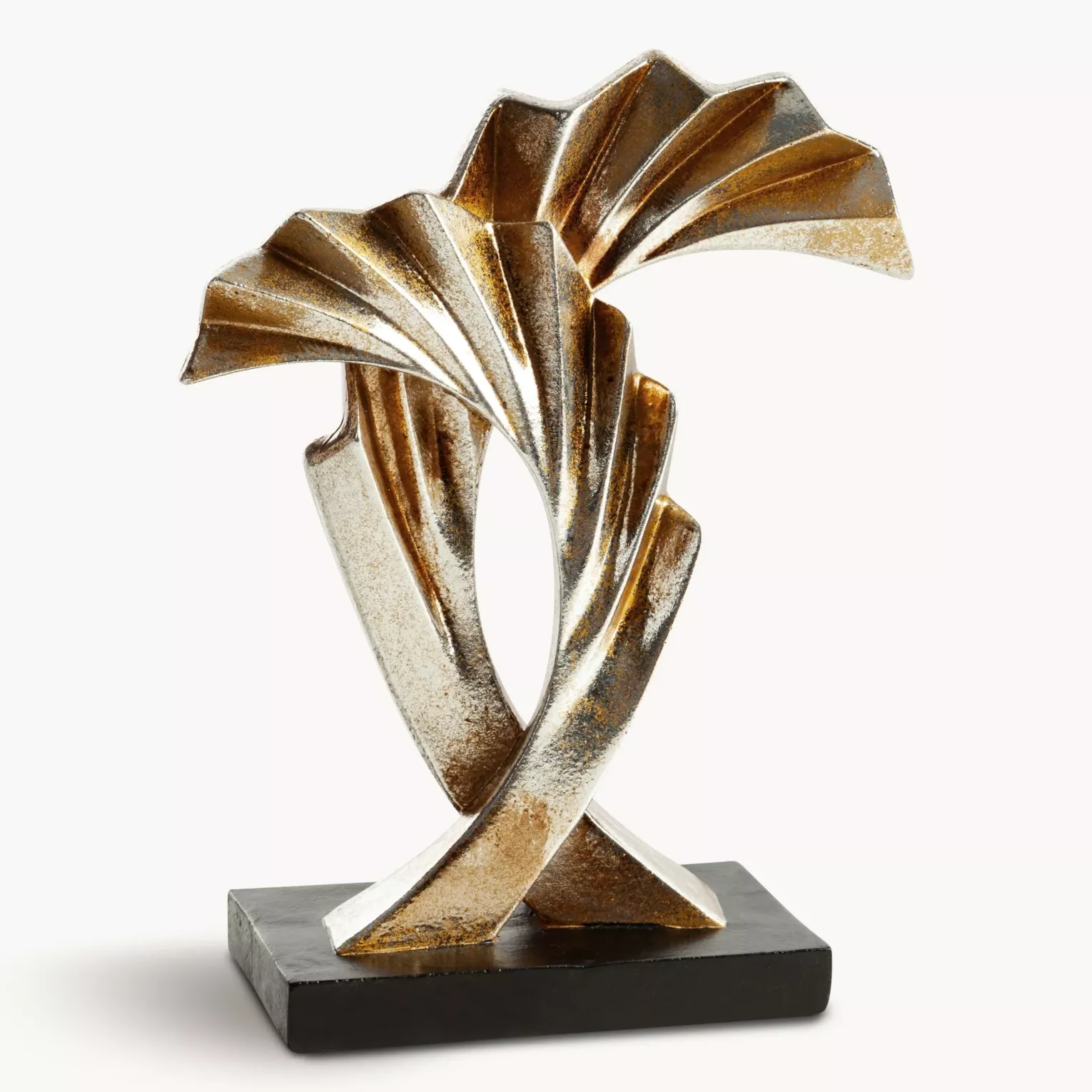 Figurka złoto-czarna  półmatowa  20x8x25 cm ZOE