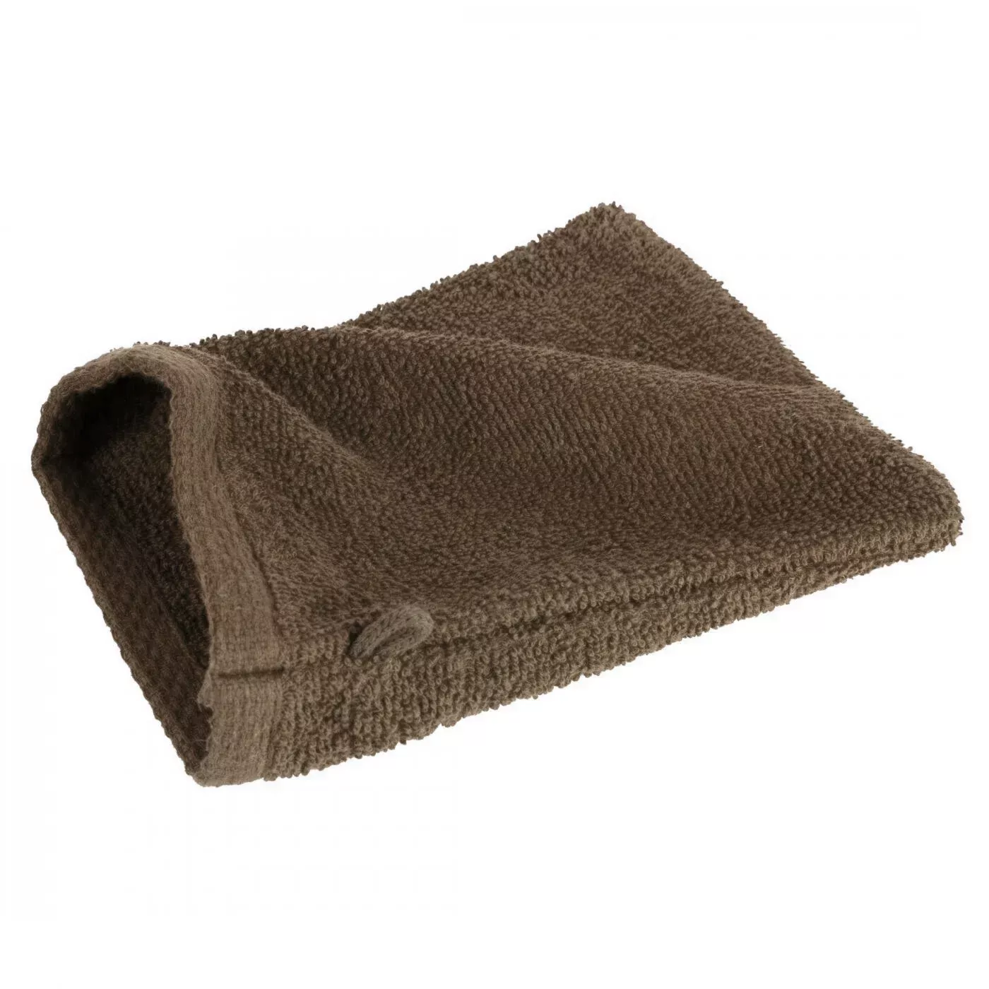 Myjka do kąpieli 16x21 cm bawełniana kolor brązowy 400 g/m2 GŁADKI 1