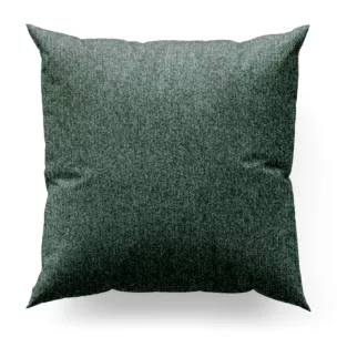 Poszewka szyta miętowa z tkaniny bukla z efektem melanżu