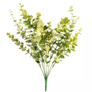 GAŁĄZKA OZDOBNA z drobnymi listeczkami, kwiat sztuczny dekoracyjny