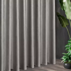 Tkanina zasłonowa welwetowa z błyszczącym nadrukiem