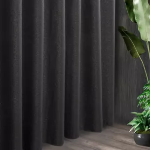 Tkanina zasłonowa błyszcząca z drobnym strukturalnym wzorem