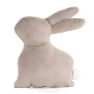 Wielkanocna poduszka w kształcie zajączka 35x39 cm beżowa WIOSNA 131