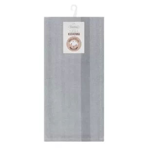 Ściereczka kuchenna 50x70 cm bawełniana kolor srebrny 200 g/m2 OLIVIA