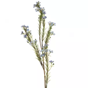 CHAMELAUCJUM - WAX kwiat sztuczny dekoracyjny z płatkami z jedwabistej tkaniny