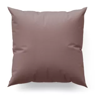 Poszewka szyta pudrowo różowa z gładkiej tkaniny typu dimout