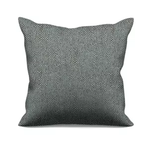 Poszewka szyta jasnoturkusowo turkusowa z miękkiej tkaniny z efektem melanżu