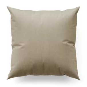 Poszewka na wymiar ciemnobeżowa z tkaniny strukturalnej z delikatnym połyskiem