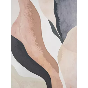 Obraz abstarkcja beżowo, kremowy ręcznie malowany na płótnie 60x80 cm