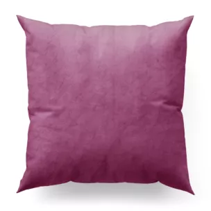 Poszewka szyta WALDO amarantowa ze szlachetnej grubej tkaniny welwetowej o gramaturze 400g/m2