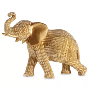 SŁOŃ - figurka dekoracyjna ELDO 2 o drobnym strukturalnym wzorze