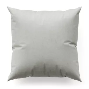 Poszewka szyta jasnosrebrna z miękkiej w dotyku tkaniny szenilowej