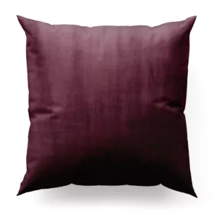 Poszewka szyta SAFARI fioletowa z miękkiej welwetowej tkaniny z połyskiem