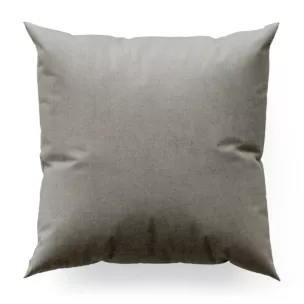 Poszewka szyta szara z miękkiej w dotyku tkaniny szenilowej