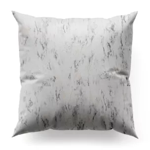 Poszewka szyta naturalno złocista z tkaniny welwetowej ze złotym marmurkowym nadrukiem