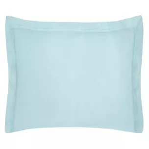 Poszewka na poduszkę 70x90 cm bawełniana błękitna z satynowym połyskiem NOVA COLOUR
