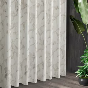 Tkanina zasłonowa z welwetu zdobiona złotym marmurkowym wzorem