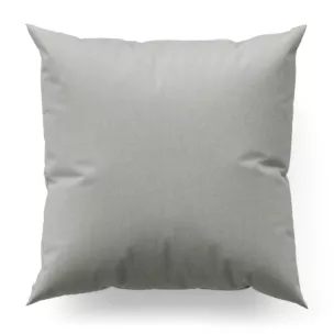 Poszewka szyta popielata z tkaniny blackout zaciemniającej w 100% o naturalnej strukturze