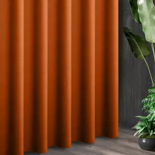 Tkanina zasłonowa o miękkiej welurowej strukturze