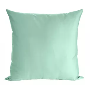 Poszewka na poduszkę 40x40 cm z satyny bawełnianej miętowa NOVA