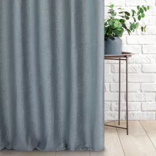 Tkanina zasłonowa, miękka, szenilowa tkanina, przetykana błyszczącą nicią