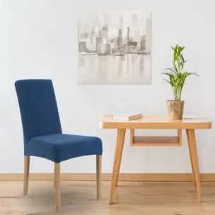 DESIGN 91 Pokrowiec na krzesło o strukturze kratki nie wchłaniający wilgoci