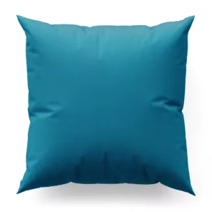 Poszewka szyta SAFARI ciemnoturkusowa z miękkiej welwetowej tkaniny z połyskiem