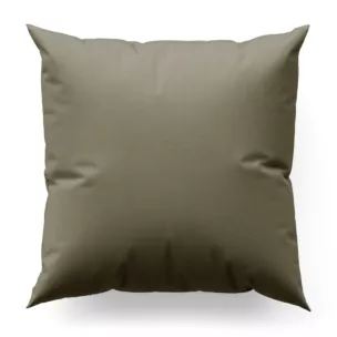 Poszewka szyta jasnobrązowa z gładkiej tkaniny typu blackout