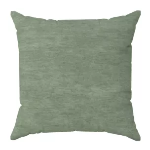 Poszewka szyta DORA - HIT miętowa z miękkiej tkaniny o welurowej strukturze