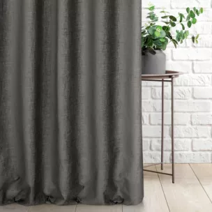 Tkanina zasłonowa, miękka, szenilowa tkanina, przetykana błyszczącą nicią