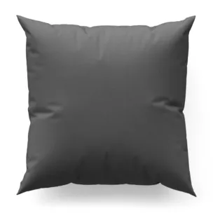 Poszewka szyta czarna z gładkiej tkaniny typu blackout