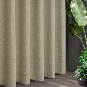 Tkanina zasłonowa gładka, w stylu eko, z drobnym strukturalnym wzorkiem z kolekcji Eva Minge