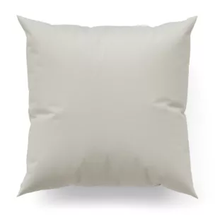 Poszewka szyta beżowa z szenilowej tkaniny