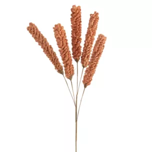 Kwiat sztuczny brązowy z plastycznej pianki foamiran 90 cm
