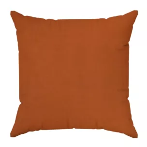 Poszewka szyta DORA - HIT ruda z miękkiej tkaniny o welurowej strukturze