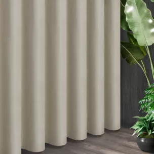 Tkanina zasłonowa z welwetu zaciemniająca, 100% BLACKOUT z kolekcji Pierre Cardin