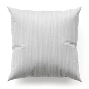 Poszewka szyta naturalna z tkaniny z efektem melanżu wykończona obciążnikiem