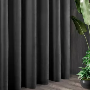 Tkanina zasłonowa, miękki i delikatny welwet z delikatnym połyskiem