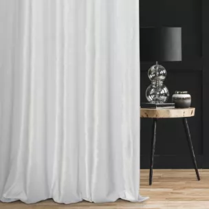 Tkanina zasłonowa gruba welwetowa z poziomym prążkiem z kolekcji Pierre Cardin