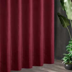 Tkanina zasłonowa z ozdobnym splotem i dodatkiem błyszczącej nici