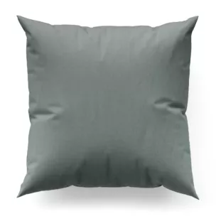 Poszewka szyta szara z tkaniny blackout zaciemniającej w 100% o naturalnej strukturze