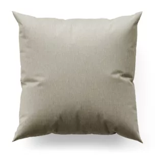 Poszewka szyta beżowa z tkaniny o melanżowej strukturze