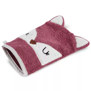 Myjka kąpielowa dziecięca 15x21 cm bawełniana kolor różowy 350 g/m2 BABY 70