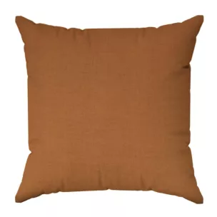 Poszewka szyta miedziana z tkaniny w stylu eko o naturalnym splocie