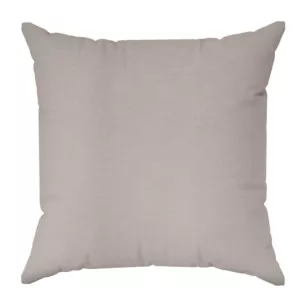 Poszewka szyta jasnobrązowa o naturalnym, gęstym splocie w stylu eko