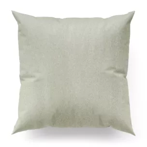 Poszewka szyta naturalno srebrna z gładkiej tkaniny przeplatanej błyszczącą lureksową nicią