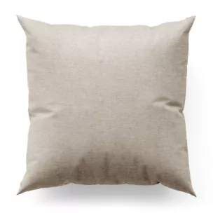 Poszewka szyta BRIANNA beżowa miękka szenilowa o wyraźnym splocie i lekkim połysku